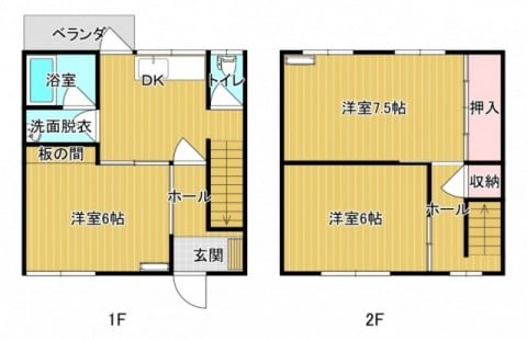 サンライズ下府　間取図面